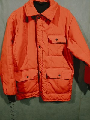 Blue Bill By Redhead Jacket Mens M Orange Quilted Insulated Lined Pockets