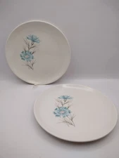 Vintage Taylor Smith Taylor Ever Yours Boutonniere 6.75" Bread & Butter Plates 2