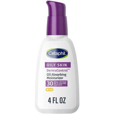 Cetaphil DermaControl Oil Absorbing Face Moisturizer SPF 30 Oily Skin 4 oz New