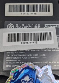 Custom Console Barcode / Serial Label / Labels - Dreamcast / GameCube / N64