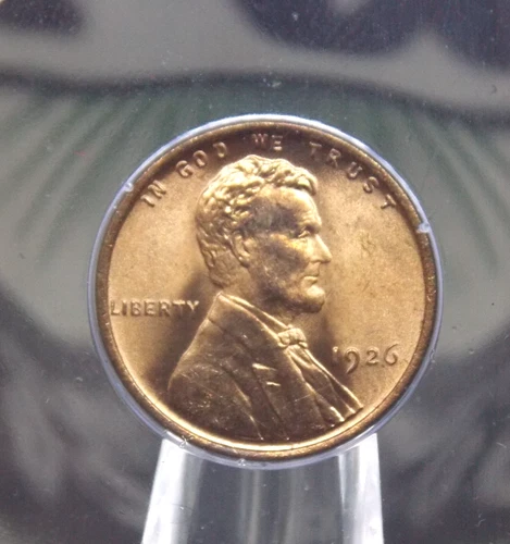 1926 "P" Lincoln WHEAT Cent 1c PCGS MS65 RD #131 **RED** 🔥RATTLER🔥 OGH ECC&C