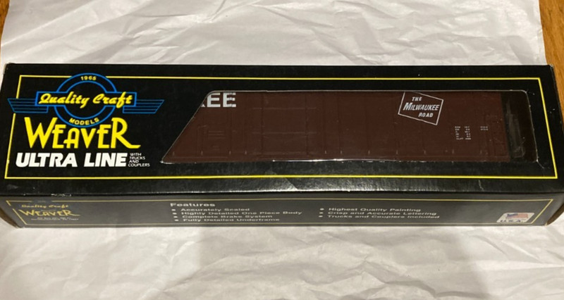 Weaver 57’ Milwaukee Road Mechanical Reefer # 2831 O Scale 3 Rail NEW in Box