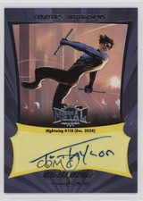 2025 Skybox Metal Universe Batman Creator Auto Tom Taylor Nightwing #118 #CA-TT