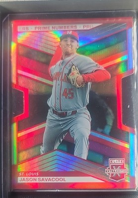 2023 Panini Elite Extra Edition - Jason Savacool #22 Prime Numbers A /200 (RC)