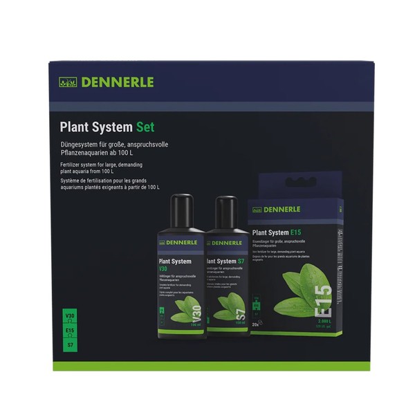 Dennerle Plant System Set Aquarium Pflanzen DüNger 3-Komponenten S7 E15 V30-image