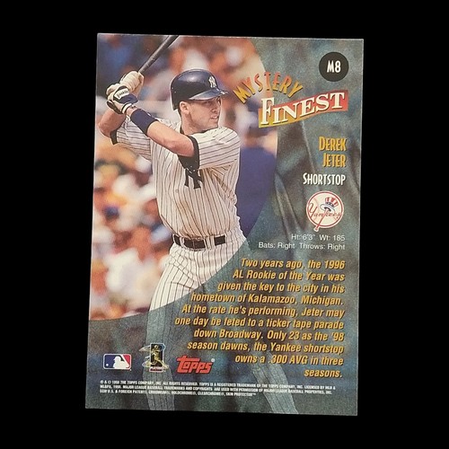 1998 Topps - Mystery Finest Bordered #M8 Derek Jeter - Foto 2 di 2