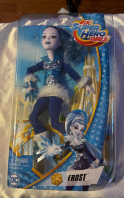 Mattel DC Super Hero Girls FROST 12'' Action Doll Articulated 2018 Blue Hair