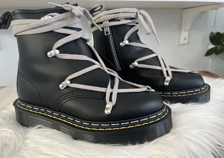 Rick Owens Dr. Martens 1460 Bex Platform Boots Size Men’s 7.5 Women’s 8.5