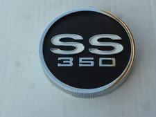 NEW 1967 1968 Chevy Camaro SS 350 Gas Fuel Cap Metal Trim Cover Super Sport