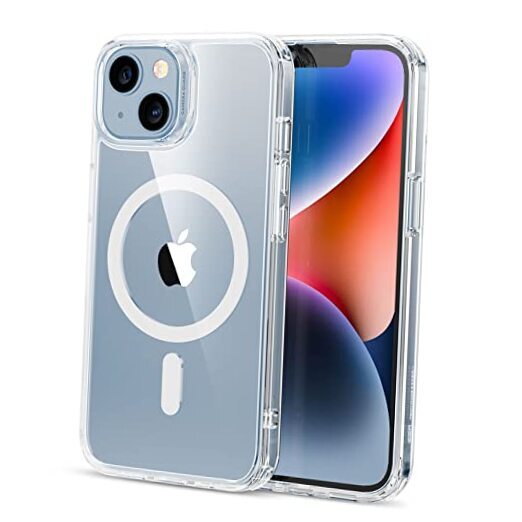 GUAGUA MagSafe Hülle Für IPhone 13/14 – Transparente, Stoßfeste Schutzhülle In Zitrone