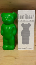 LUMIBÄR Original -Elmar Flötotto- DESIGN Figur stehend 90er Jahre ca. 43cm GRÜN