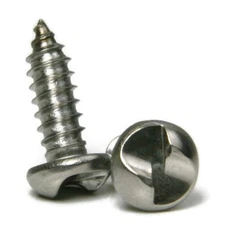 One Way Screw Stainless Steel Tamper Proof Sheet Metal Screws #8 x 1" QTY 25
