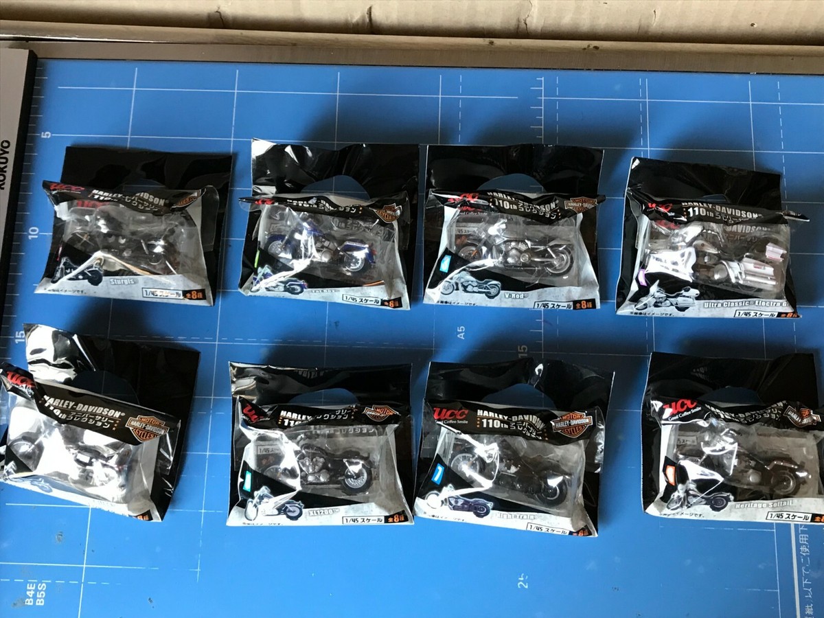 UCC HARLEY-DAVIDSON 110th アニバーサリーコレクション 1/45,UCC,HARLEY-DAVIDSON 110th Anniversary Collection,All 8