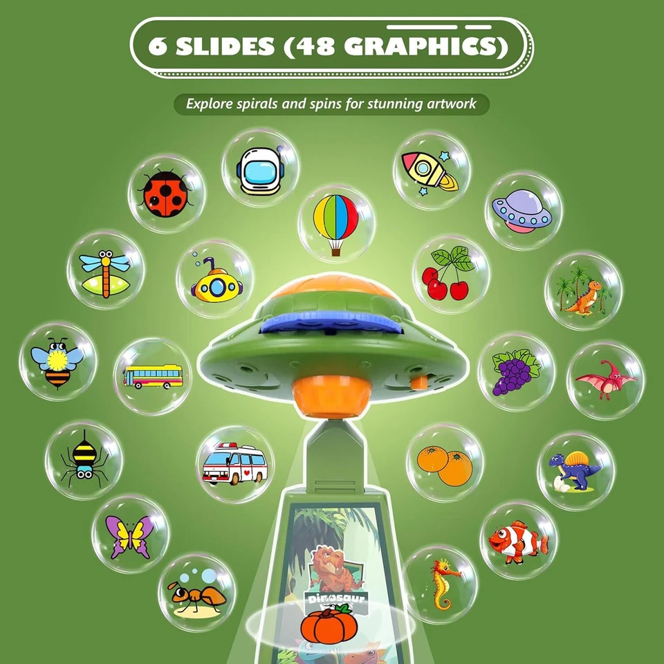 Portable Kids Drawing Projector Sketch Art Tracing Toy Gift for Boys Girls 3+ - Image 3 of 4