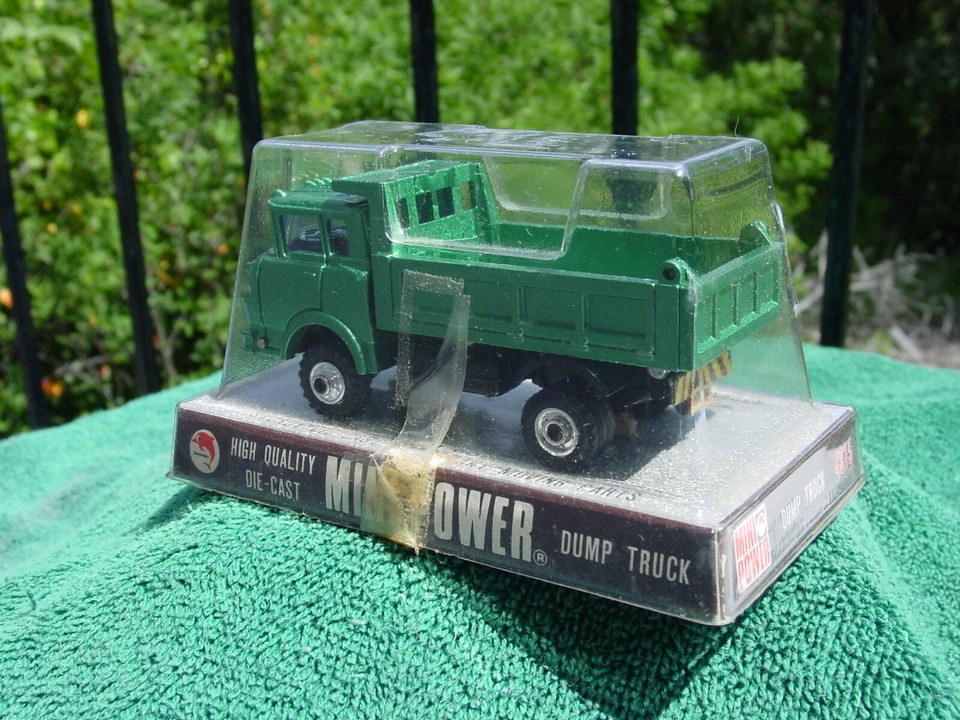 RARO CAMIÓN DE VOLTEO SHINSEI DE JAPÓN 1/60 1960 DIECAST MINI POWER GMC COE ¡NUEVO SIN USAR! Foto 3 de 4