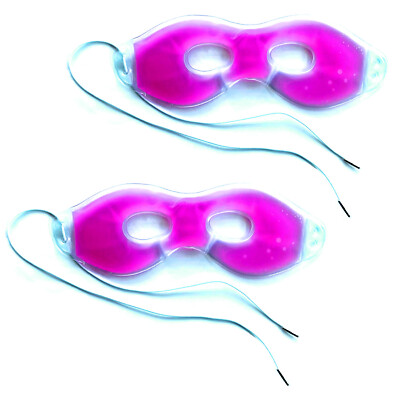 2x Wellnessmaske Augen Entspannungsmaske | Kühlmaske Gel-Maske | Gel Augenmaske