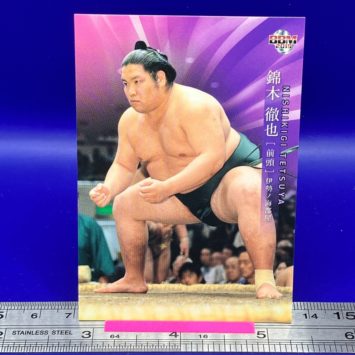 Nishikigi Tetsuya 15 Sumo Wrestler Trading Card BBM 2019 TCG