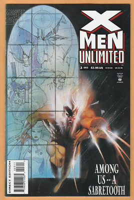 X-Men Unlimited #3 - (1993) - Sabretooth - NM