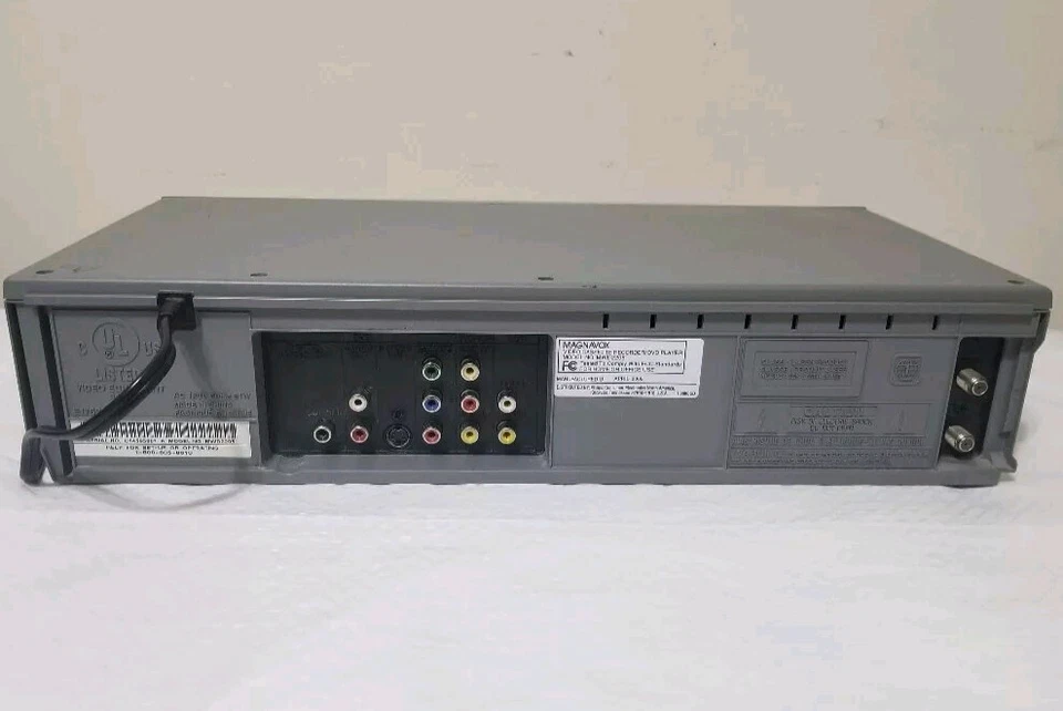 Magnavox mwd2205 DVD VCR Combo Reproductor Vhs con Control Remoto, Cables A/V Foto 2 de 3