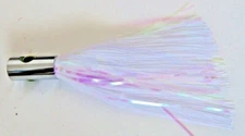 White Flash Iland Ilander Styl Trolling Lure Skirt Bait MAHI WAHOO MARLIN Rigged
