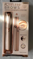 Finishing Touch Flawless Brows Pain Free 18K Gold Plated NEW