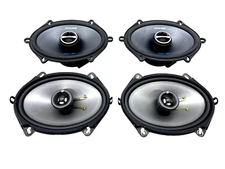 2004-2008 FORD F-150 SET OF 4 FRONT & REAR ALPINE / KICKER AUDIO SPEAKERS OEM