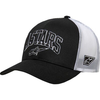 Alpinestars Dunker Trucker Hats OSFA Black/White 1214-81717-1020-OS