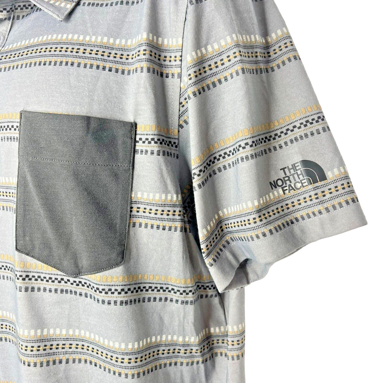 The North Face Flashdry Polo Solid Gray Pocket Pa… - image 6