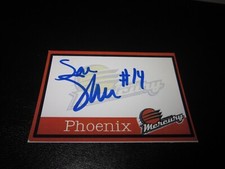 SAM THOMAS SIGNED AUTOGRAPHED CUSTOM PHOENIX MERCURY WNBA CARD 