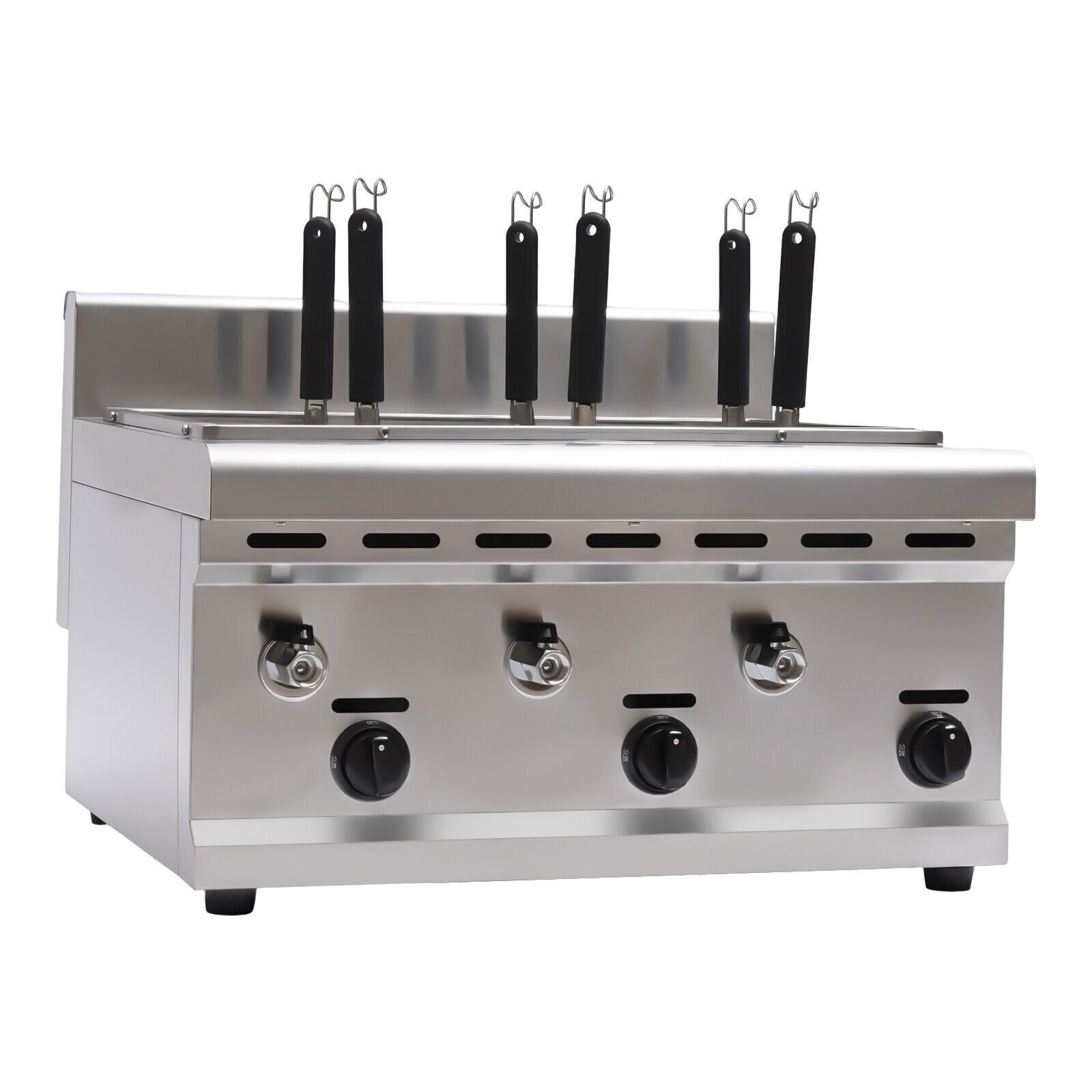6 Baskets Commercial Pasta Cookers Propane Gas Noodle Desktop Ramen Cooker LPG