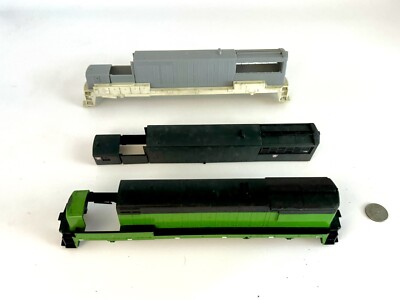 Diesel Locomotive Shells Lot of 3 C30-7 Burlington Northern & Others HO ...