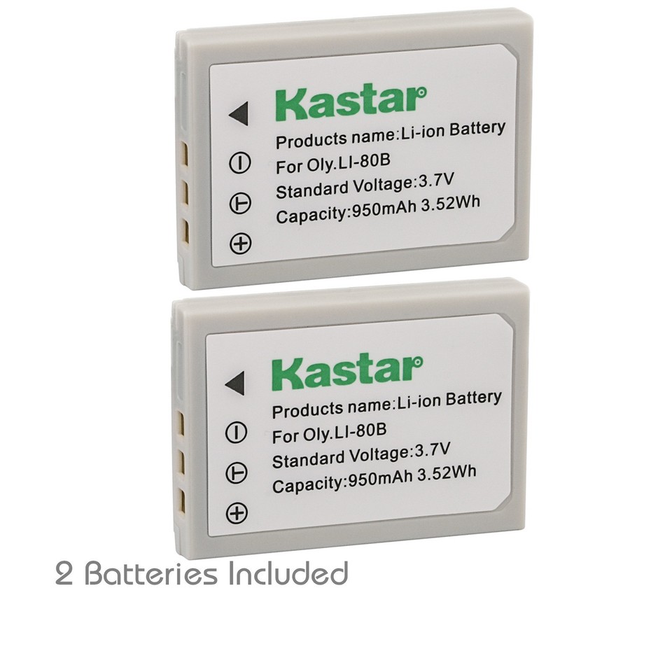 CELLONIC Batteria Per Fotocamera Compatibile Con Olympus Li-80B, T-100, X-960, X-36, T-110 - Ioni Di Litio 3,7V 750mAh - 2