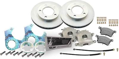1974-86 CJ5/CJ7 Jeep Front Disc Brake Conversion 5 Lug Rotors 25/27 Knuckle