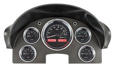 Dakota Digital 1956 Ford Car Analog Gauge System Kit Black Alloy Red Vhx-56f-k-r