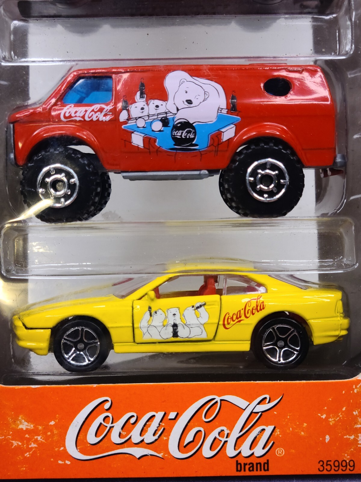 1998 5 Pack Gift Set Of Coca Cola Matchbox Cars Mattel Wheels # 35999 NIB New 