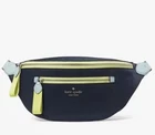 NWT Kate Spade New York Chelsea Colorblock Nylon Belt Bag Fanny Pack Blazer Blue