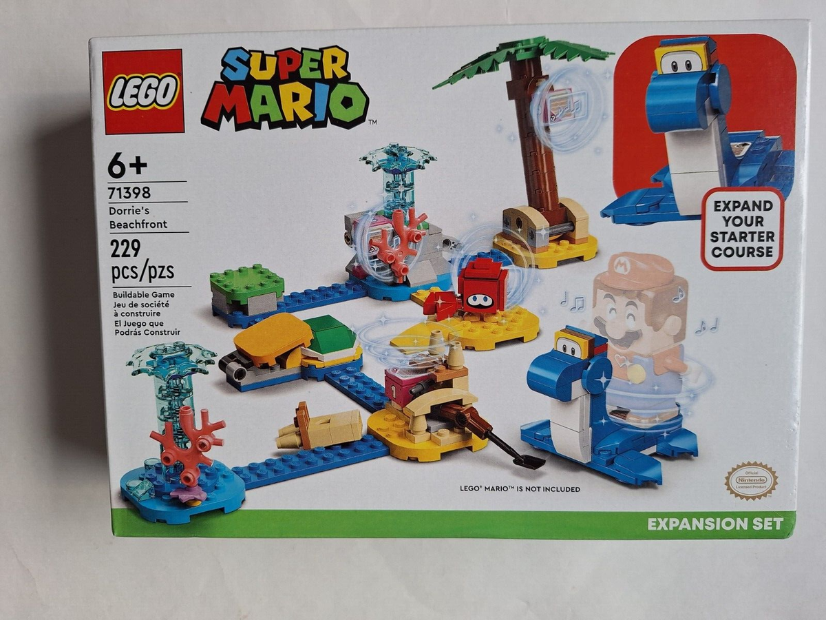 Lego Super Mario Dorrie's Beachfront Expansion Set 71398 Building