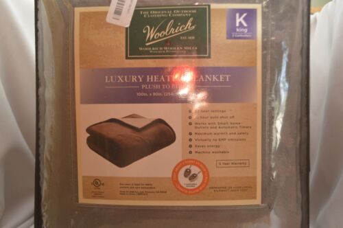 King Heated Plush Berber Electric Blanket Throw Ultra Soft Knitted ,100x90in - Picture 2 of 6