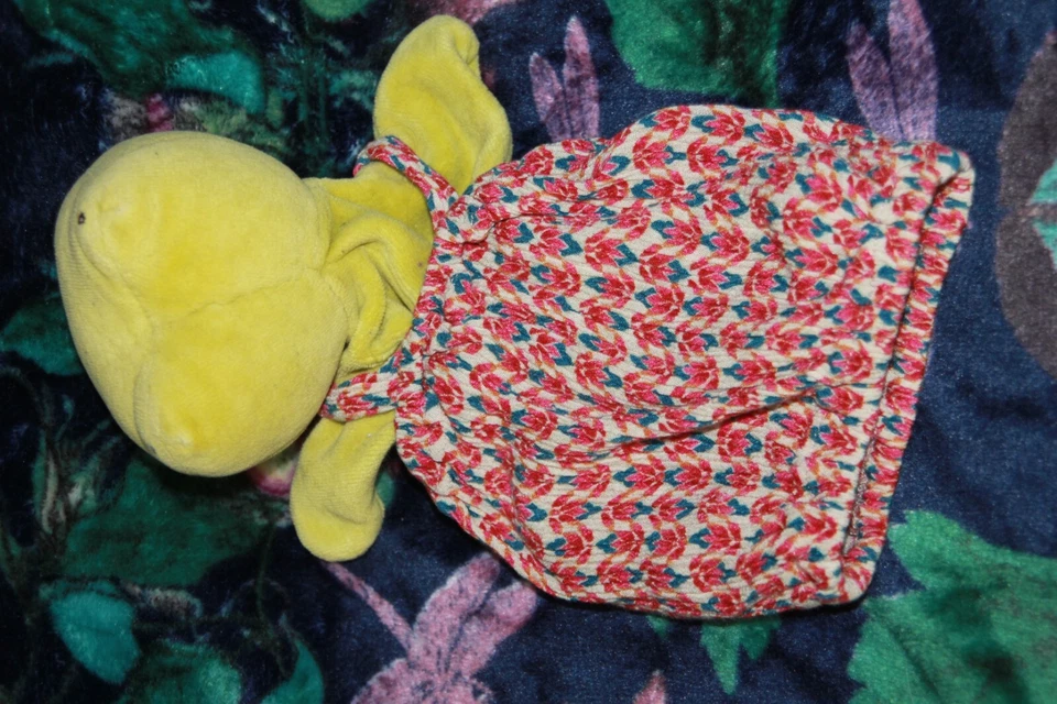 doudou MOULIN ROTY LA GRANDE FAMILLE GRENOUILLE VERT MARIONNETTE PERLETTE - Photo 4/4