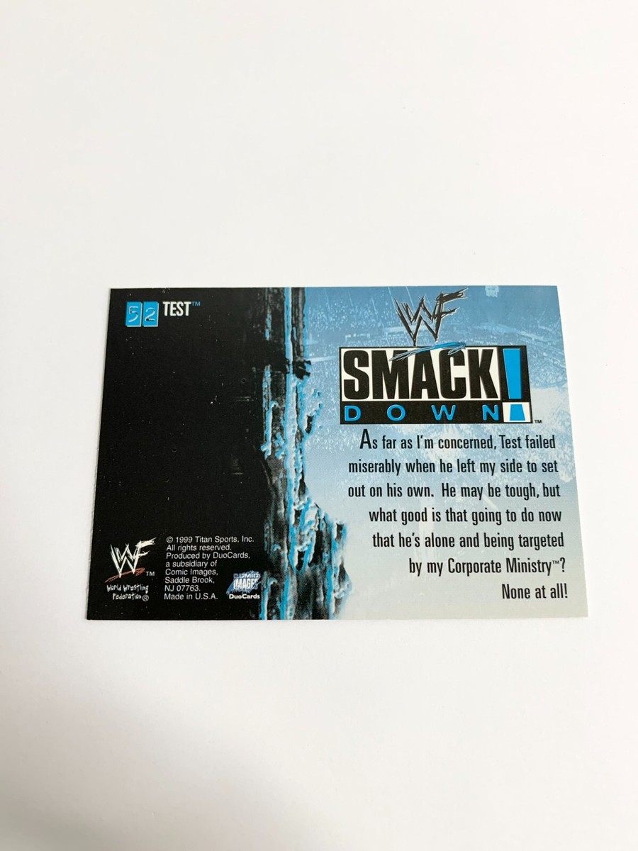 Test 1999 Comic Images WWF SmackDown! WWE Card # 52 | eBay