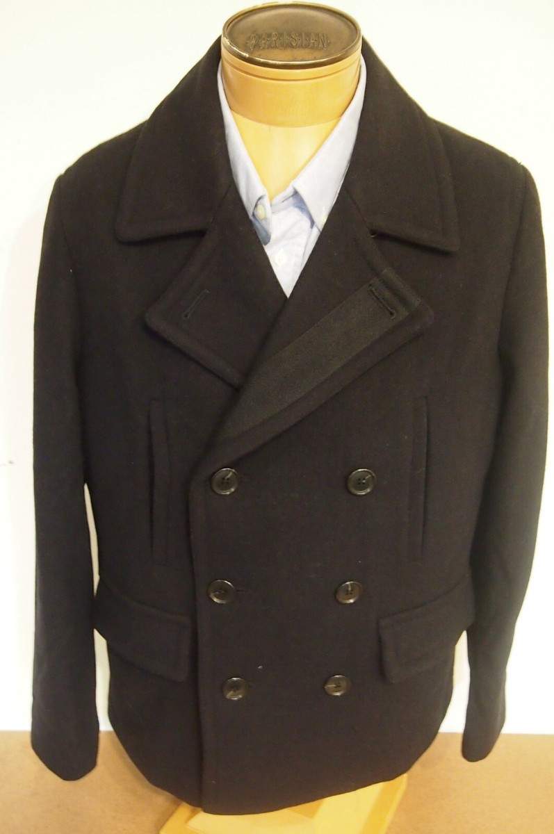 Club Monaco Wool Blend Classic Double-breasted Pea Coat NWT 44 