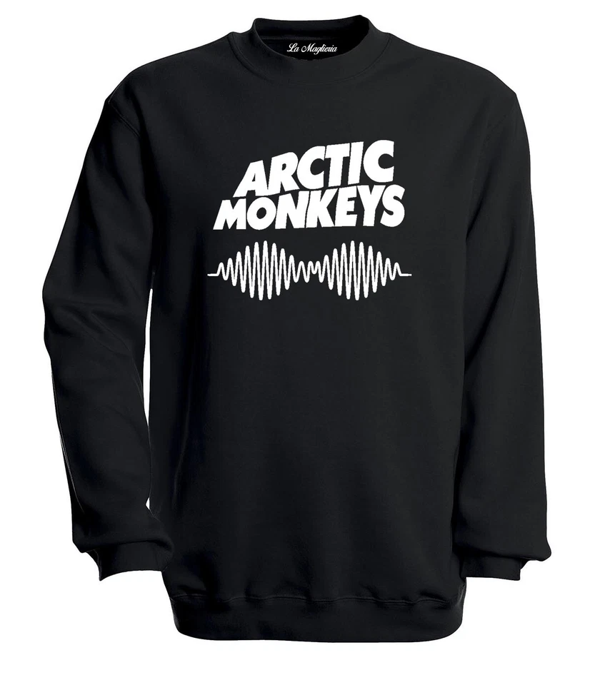 Felpa degli ARCTIC MONKEYS sweatshirt cappuccio o giro Unisex uomo donna bambino - Immagine 3 di 4