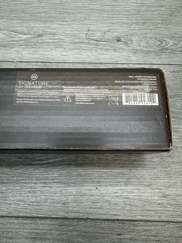 Signature Hardware SHRSA150CP 15" Wall Mounted Rainfall Shower Arm Chrome - Picture 1 of 4