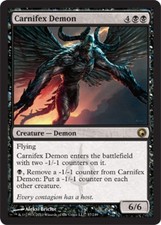 MTG magic cards 1x Carnifex Demon Scars of Mirrodin NM-Mint, English