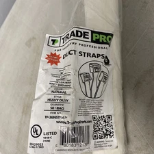 TRADEPRO - TP-36NSTRAP 36" Duct Straps - Natural