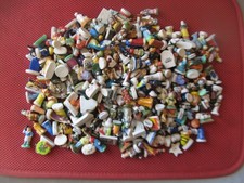 "619.19"   GROS LOT DE 285 FEVES DIVERS  NON TRIEES