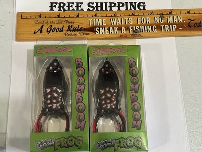 2 STANFORD  Frog Factory Boom Boom Frog ''DAWG Frog COLOR'' TOPWATER FISHING LURES
