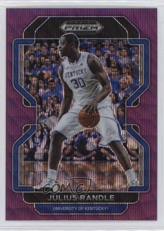 2022-23 Panini Prizm Draft Picks Purple Wave Prizm Julius Randle #29 0e9r