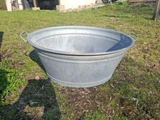 Alte  DDR Zinkwanne  Zink  Gartenteich Blumentopf  DEKO