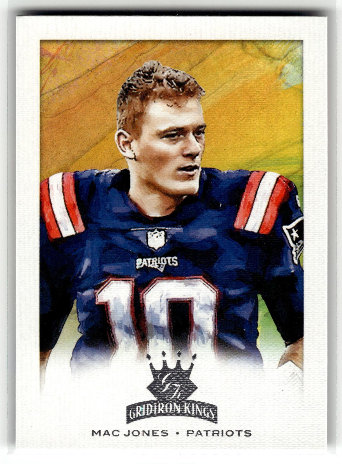 Mac Jones 2021 Panini Chronicles #GK-5 New England Patriots Gridiron Kings RC